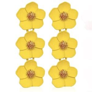 Flower Tiered Earrings